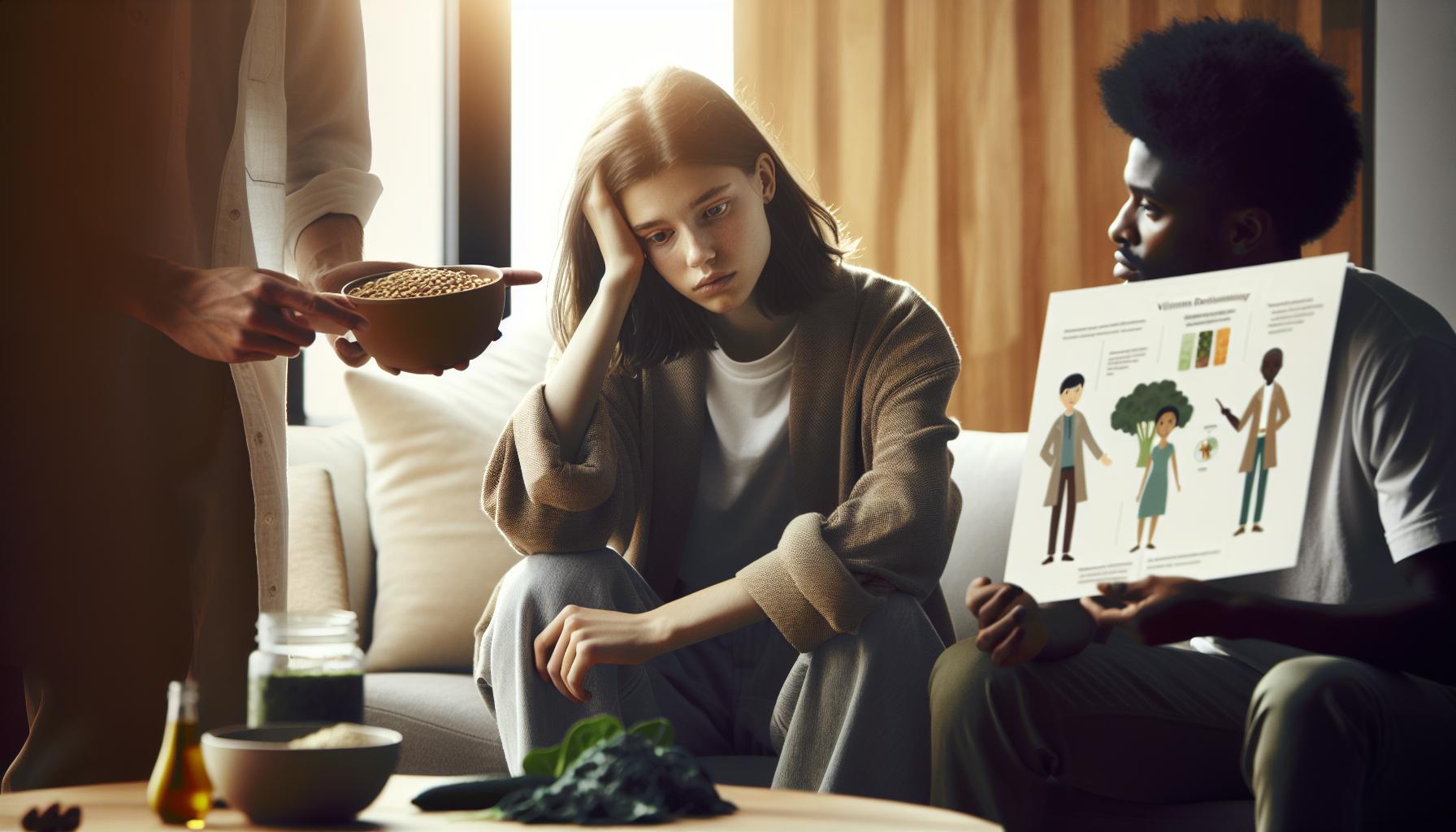 Symptômes révélateurs d'une baisse de vitamine B9