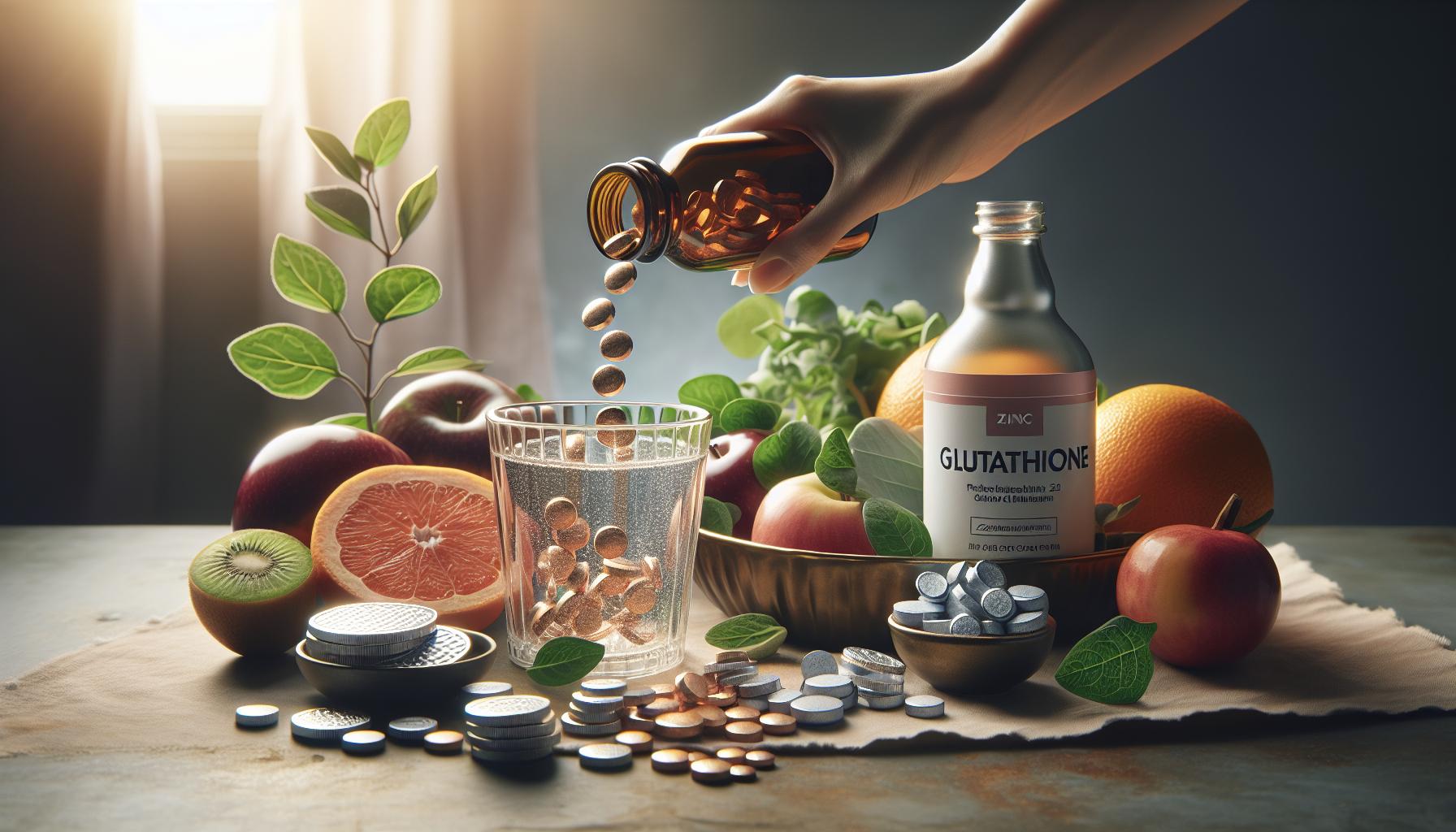 Comment le Glutathion et le Zinc Agissent Ensemble
