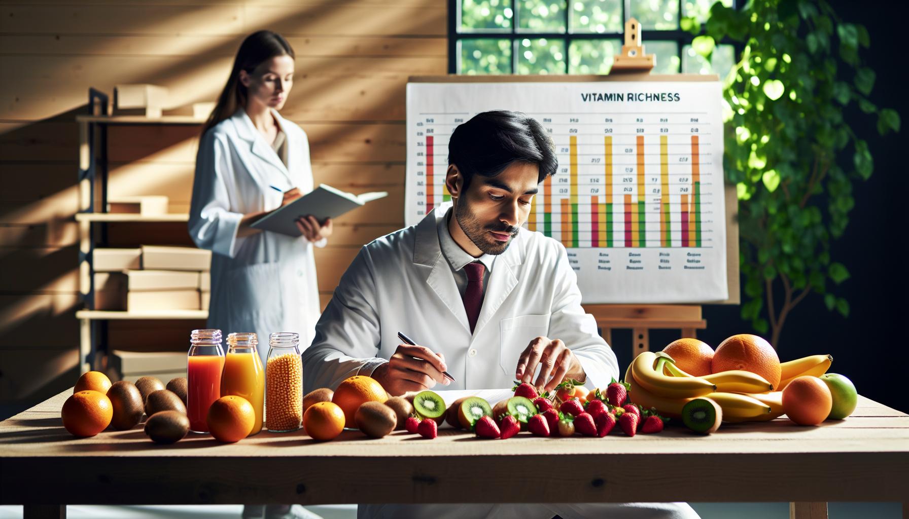 Analyse des fruits : classement des plus riches en vitamines