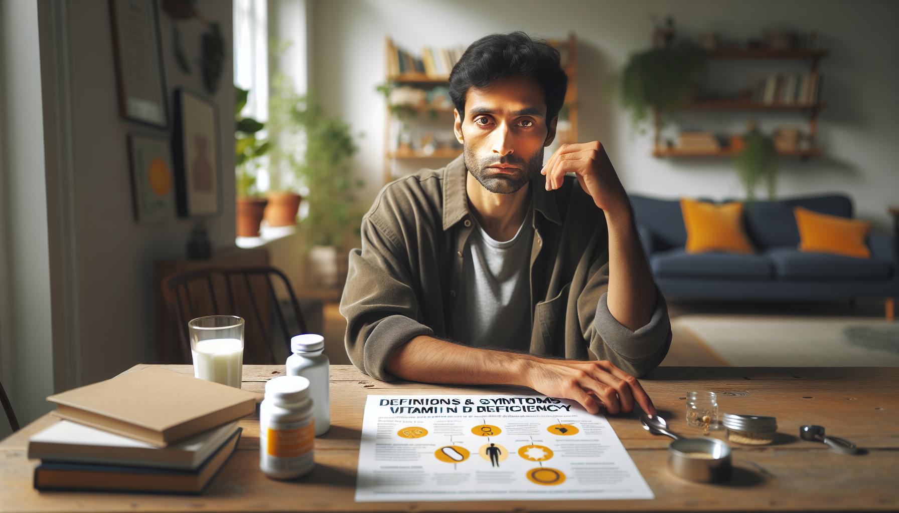 Définitions et symptômes de la carence en vitamine D