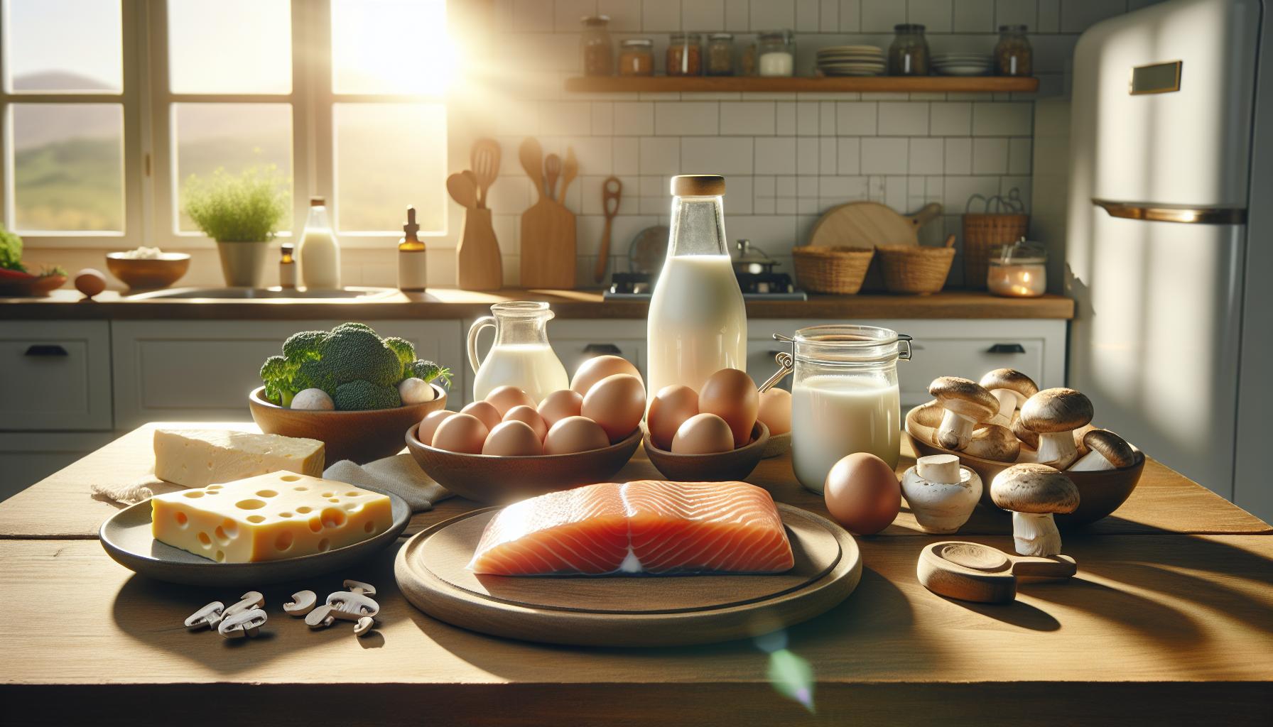 Les sources naturelles de vitamine D dans votre cuisine