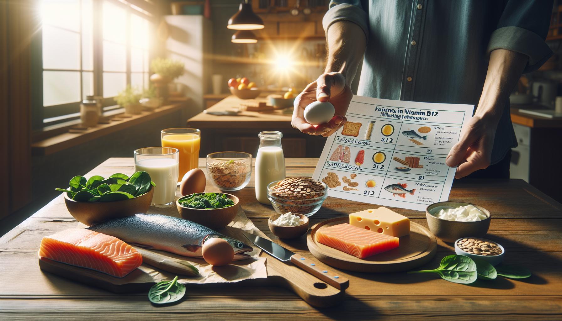 Facteurs alimentaires influençant les niveaux de B12