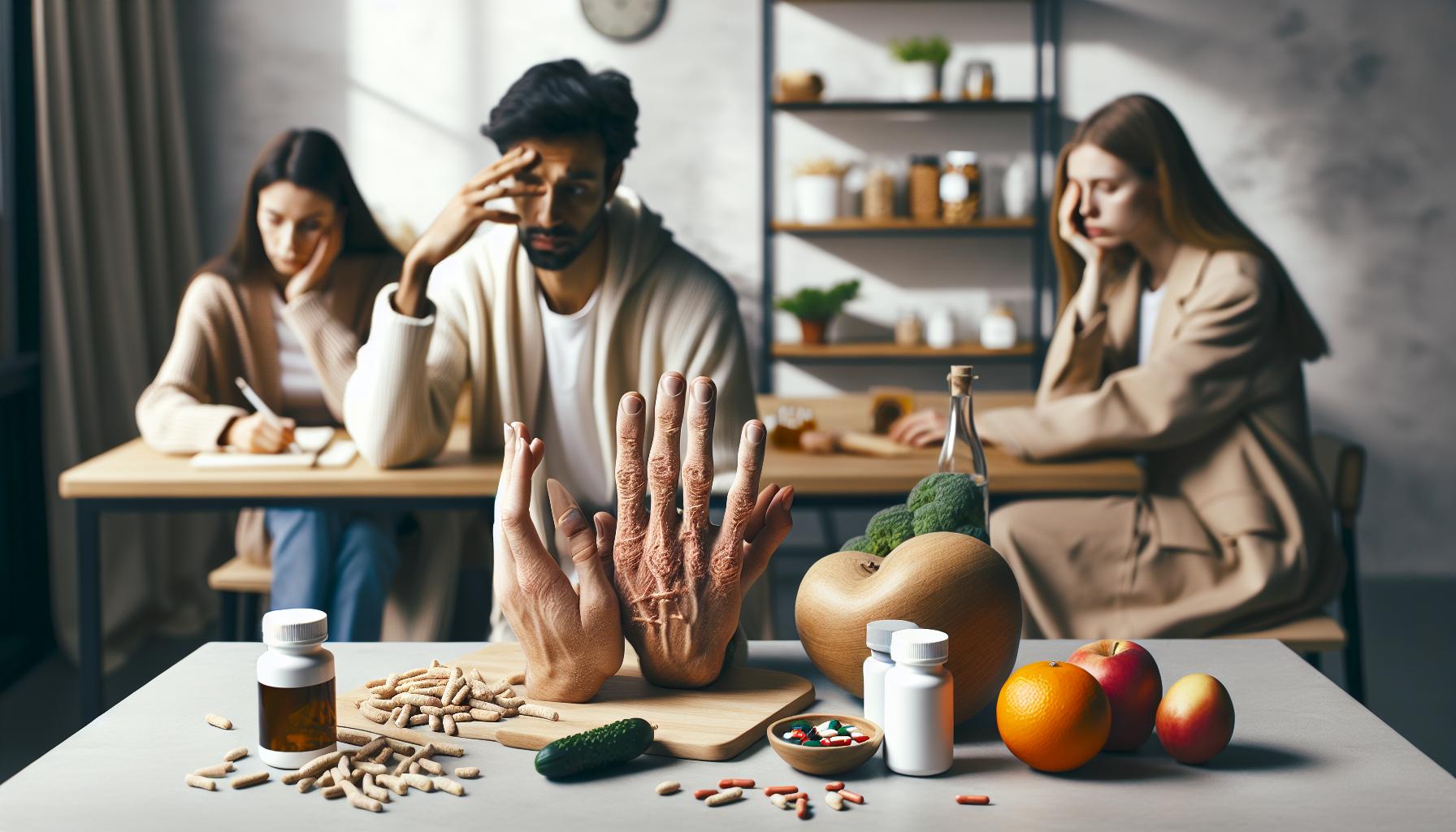 Symptômes de carence en vitamines et leur impact