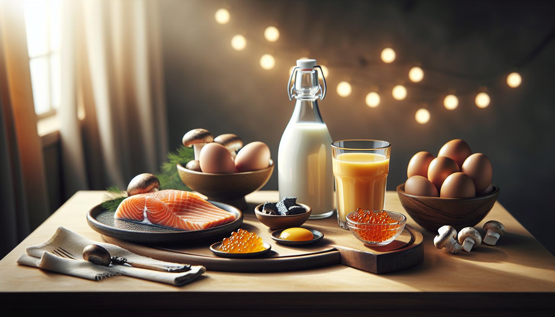 Où se trouve la vitamine D dans les aliments courants ?